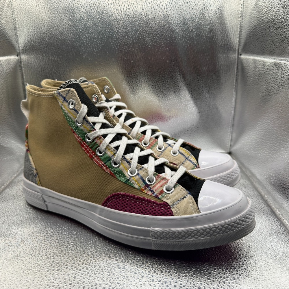 Size 10.5 Converse Chuck 70 Hi Hacked Fashion Nomad Khaki Sneaker Shoes 168695C
